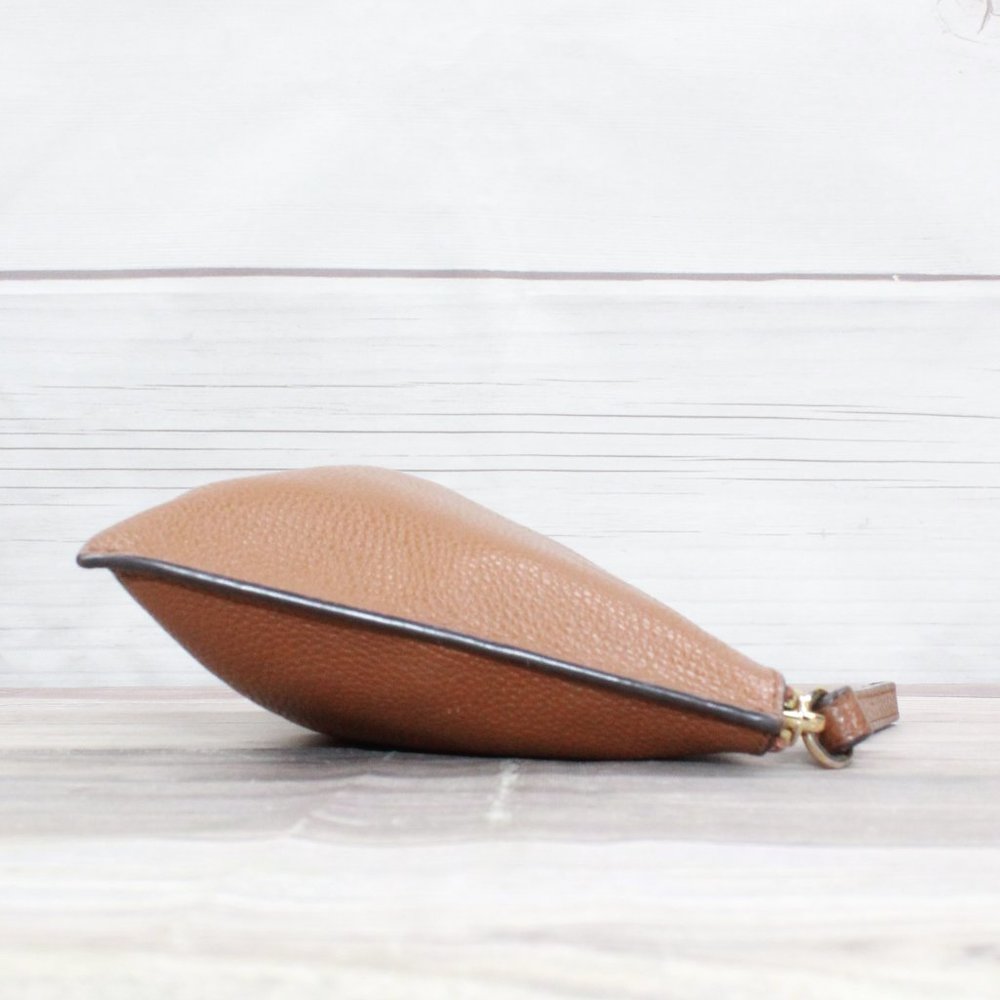 Michael Kors Bedford Brown Leather Purse Wristlet Clutch Wallet - Picture 4 of 9